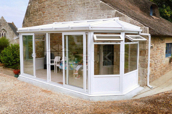 Photo n°5 of the GREENWICH V3 Conservatory Full Solid Base