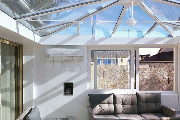 Photo n°6 of the Veranda NOTTINGHAM V1 on Low Wall