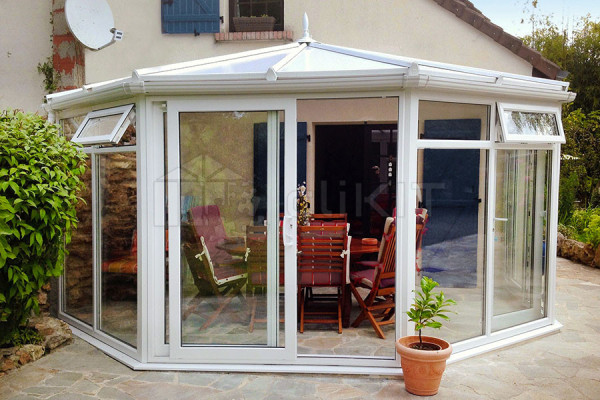 Photo n°2 of the Veranda OXFORD V1 on Low Wall