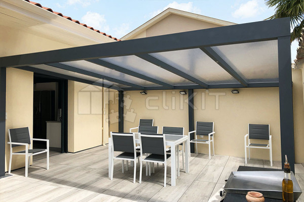Photo n°2 of the CLIMALUX Freestanding Aluminium Pergola