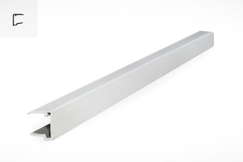 Photo n°1 of the U16/32P PVC Closure Profile for Panels