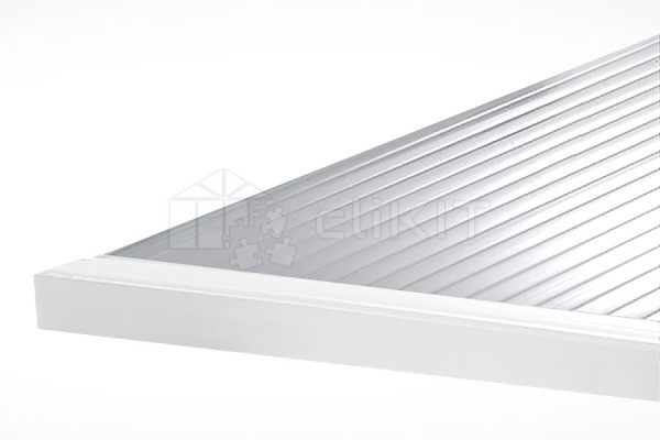 Photo n°2 of the U16/32P PVC Closure Profile for Panels