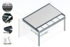 Schéma du Store de Toiture WINSOL pour Pergola et Véranda
