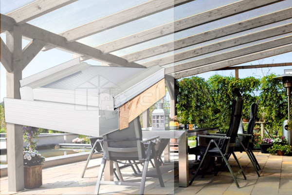 Photo n°2 of the PERGOLUX CLASSIC Roof Cover Kit