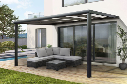 Photo n°1 of the CLIMALUX SOFTLINE Aluminum Pergola