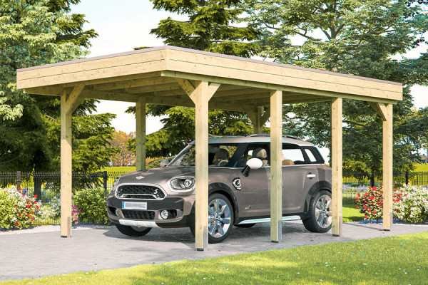 Photo n°5 of the FRIESLAND Self-Supporting Wood Carport