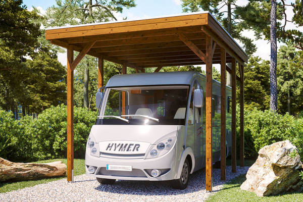 Photo n°4 of the FRIESLAND CARAVAN Self-Supporting Wood Carport