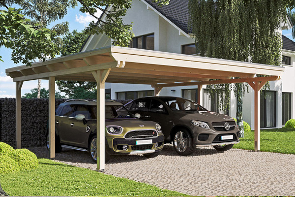 Photo #5 of the EMSLAND XL Freestanding Wooden Carport