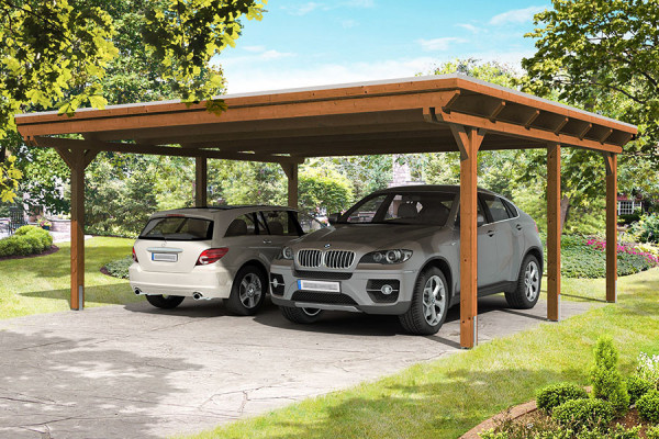 Photo #6 of the EMSLAND XL Freestanding Wooden Carport