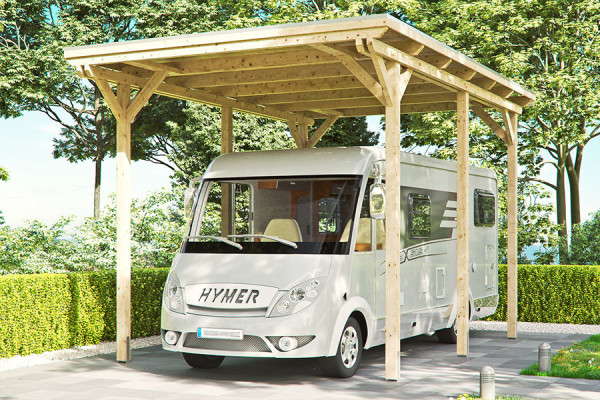 Photo no. 5 of the EMSLAND CARAVAN Freestanding Wood Carport
