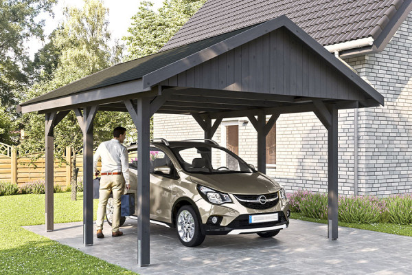 Photo no. 6 of the WALLGAU Freestanding Wood Carport