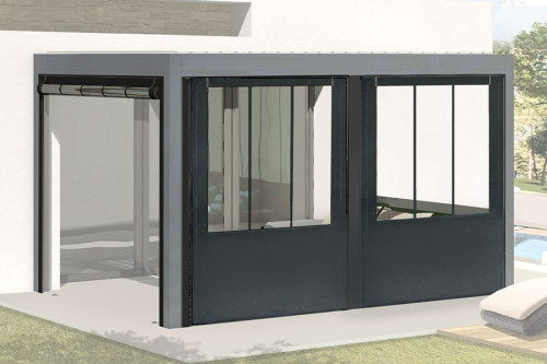 Photo n°1 of the CLOSEO Closure Cover for Pergola
