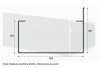 Dimensions du Pack Chêneau Gouttière G120A