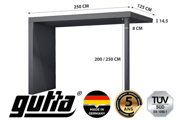 Schéma de l'Auvent de Porte d'Entrée BS XL