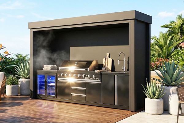 Photo no. 1 of the SMOKEBOX Essentiel XXL Outdoor Kitchen