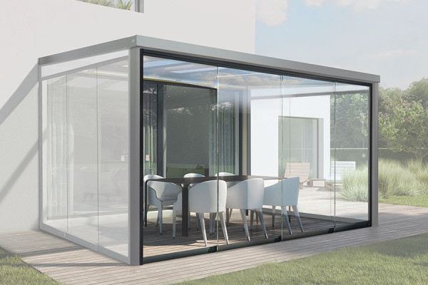 Photo no. 1 of the Sliding Glass Facade for Pergola
