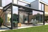 Photo n°2 du Verre Coulissant Façade pour Pergola