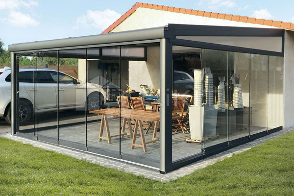 Photo n°2 of the Lateral Trapeze for Pergola
