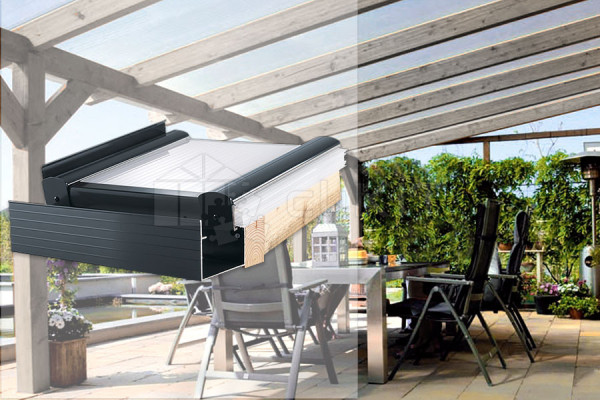 Photo #2 of the PERGOLUX PREMIUM Roof Cover Kit