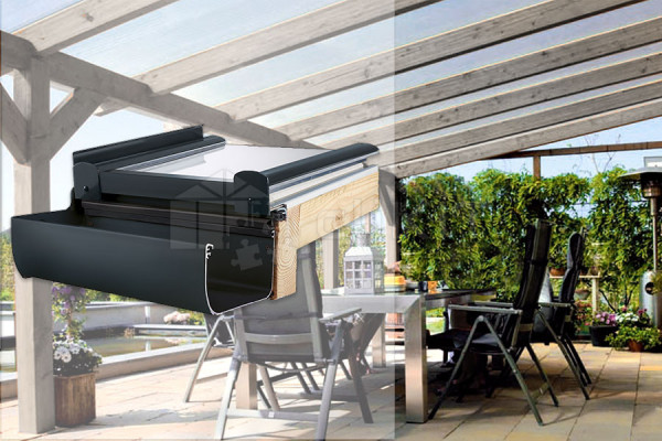 Photo n°2 of PERGOLUX PREMIUM GLASS Roof Cover Kit