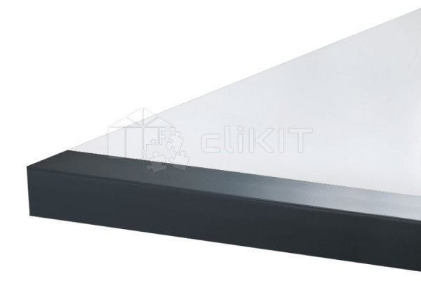 Photo n°2 of the L432 Aluminium Sealing Profile for Glass
