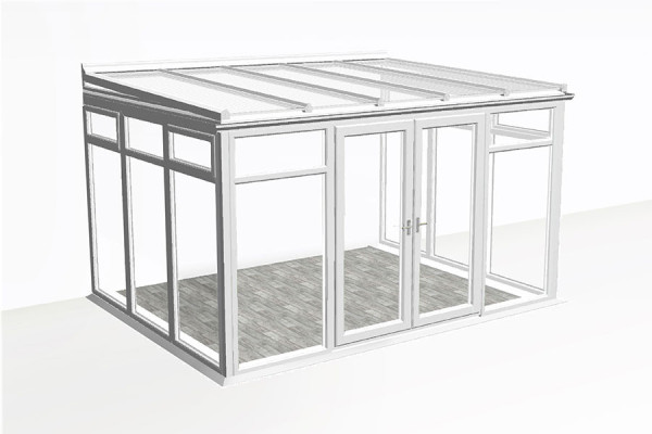 Photo n°1 de la Véranda LIVERPOOL V2 Vitrage complet