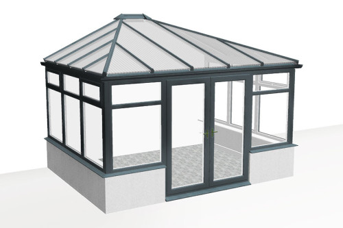 Photo n°1 of the NORWICH V1 Veranda On Low Wall