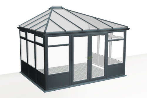 Photo n°1 of the NORWICH V3 Veranda Full Base Wall