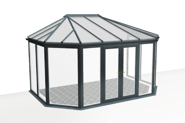 Photo n°1 of the GREENWICH V4 Veranda Glazing without Transom