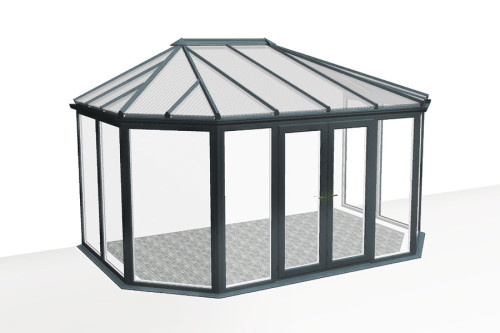 Photo n°1 of the GREENWICH V4 Veranda Glazing without Transom