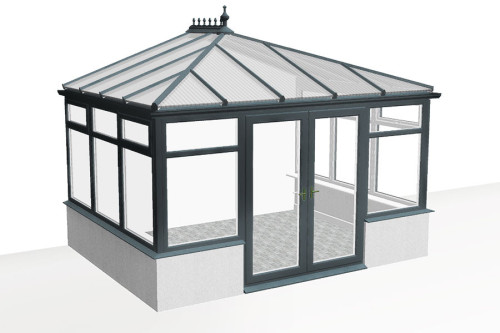 Photo n°1 of the BRIGHTON V1 Veranda On Low Wall