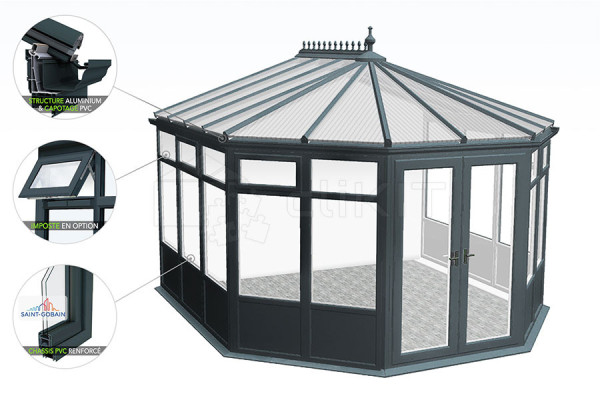Diagram of the OXFORD V3 Conservatory Full Base Panel